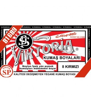 08 Kumaş Boyası Viktoria Kırmızı