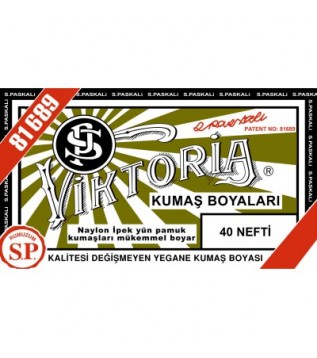 40 Kumaş Boyası Viktoria Nefti 40 Kumaş Boyası Viktoria Nefti