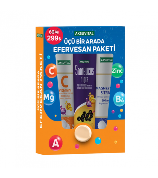 Aks Efervesan 3 Lü Set Mğ-sbm C Aks Efervesan 3 Lü Set Mğ-sbm C
