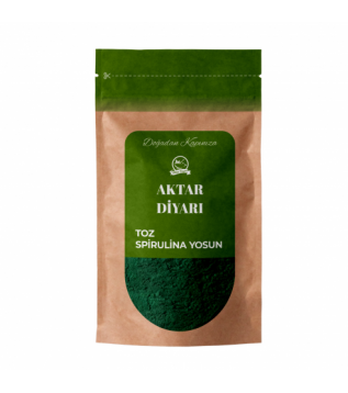 Spirulina Toz Yosun 100 Saf 25 gr Spirulina Toz Yosun 100 Saf 25 gr