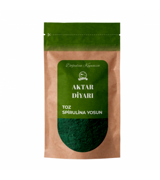 Spirulina Toz Yosun 100 Saf 50gr Spirulina Toz Yosun 100 Saf 50gr