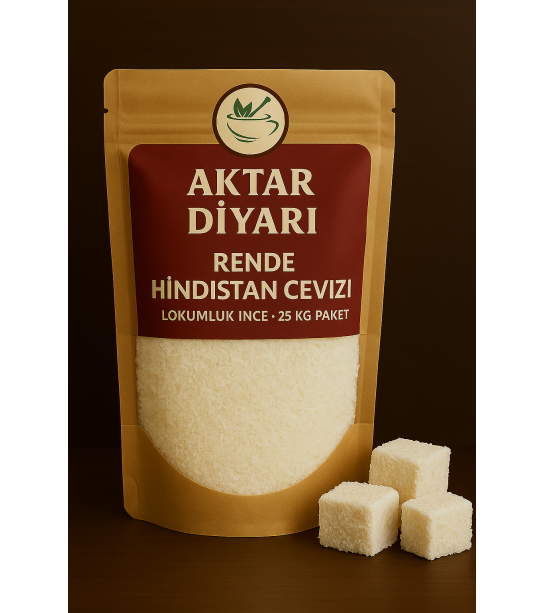 Rende Hindistan Cevizi Lokumluk İnce 25 Kg Rende Hindistan Cevizi Lokumluk İnce 25 Kg