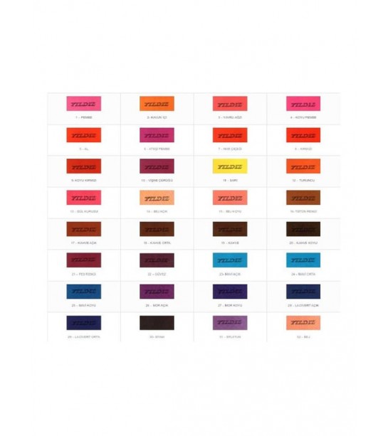 Tekyıldız Kumaş Boyası Kanarya 42 Tekyıldız Kumaş Boyası Kanarya 42