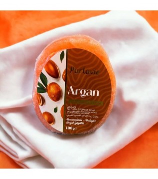 Purlavie Süngerli Argan Sabun 100 Gr Purlavie Süngerli Argan Sabun 100 Gr