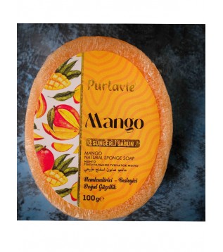 Purlavie Süngerli Mango Sabun 100 Gr Purlavie Süngerli Mango Sabun 100 Gr