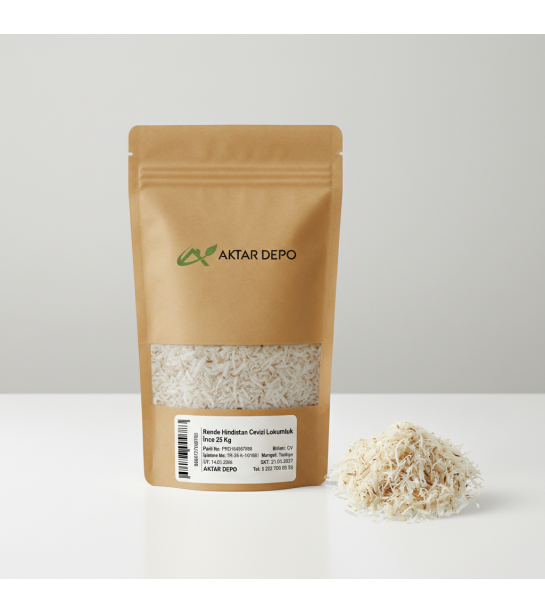 Rende Hindistan Cevizi Lokumluk İnce 25 Kg