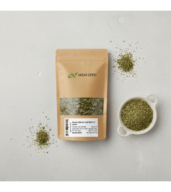 Rezene İşlenmiş Yeşil Mal %1.5 Analiz Rezene İşlenmiş Yeşil Mal %1.5 Analiz