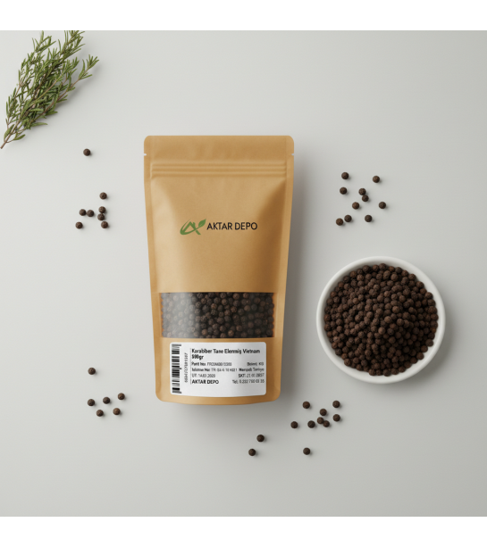 Karabiber Tane Elenmiş Vietnam 580gr Karabiber Tane Elenmiş Vietnam 580gr