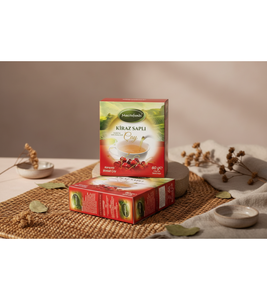 Me.kiraz Saplı Çay 40 Lı