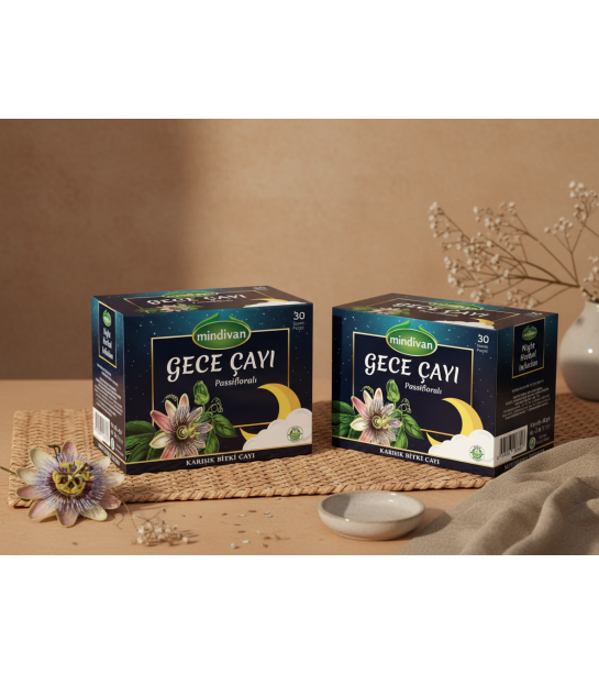 Mindivan Passifloralı Gece Çayı 30 Lu Mindivan Passifloralı Gece Çayı 30 Lu