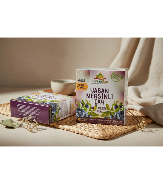 Furkan Sarı Yaban Mersini Çayı 40 Lı