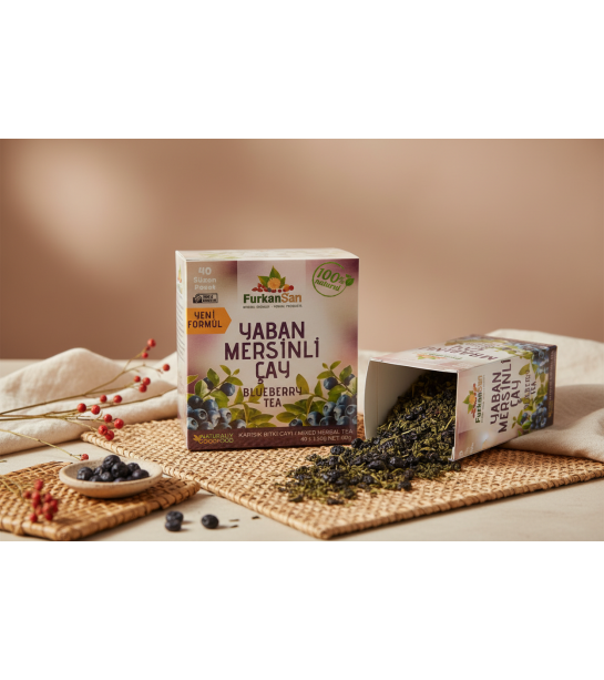 Furkan Sarı Yaban Mersini Çayı 40 Lı