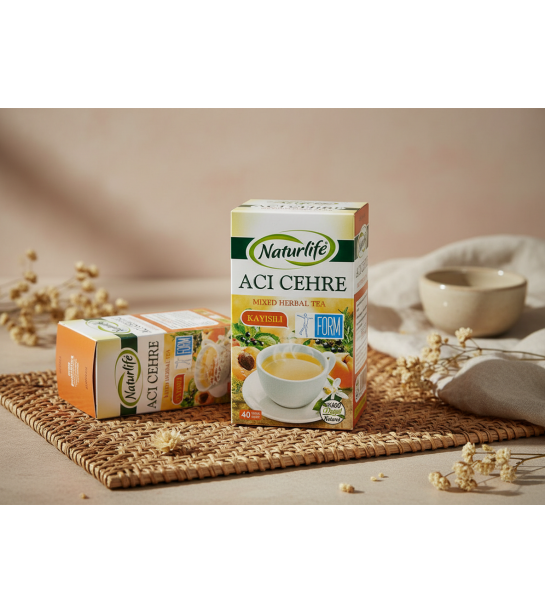 Naturlife Kayısılı Acı Çehre Çayı 40 Lı