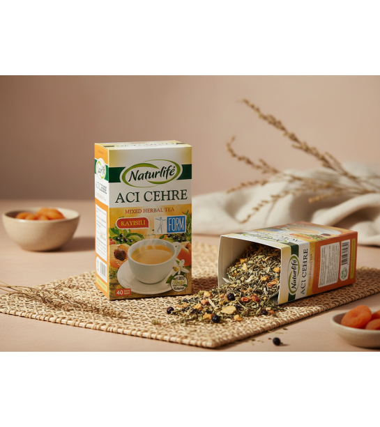 Naturlife Kayısılı Acı Çehre Çayı 40 Lı