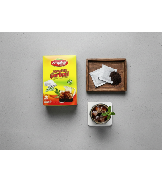 Zengibar Meyan Kökü Şerbeti Süzen Poşet