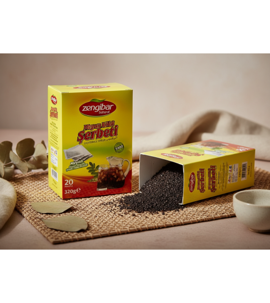 Zengibar Meyan Kökü Şerbeti Süzen Poşet