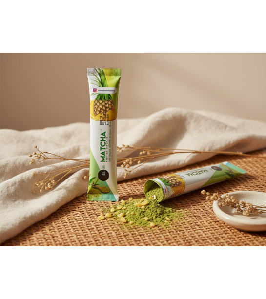 Ananaslı Matcha Detox Çayı  20 Li Şase