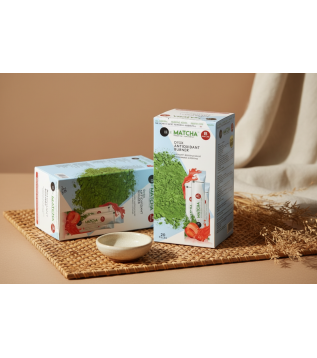 Çilekli Matcha Detox Çayı  20 Li Şase