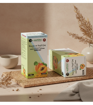 Kayısılı Matcha Detox Çayı  20 Li Şase