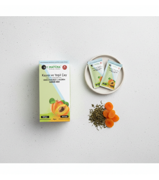 Kayısılı Matcha Detox Çayı  20 Li Şase