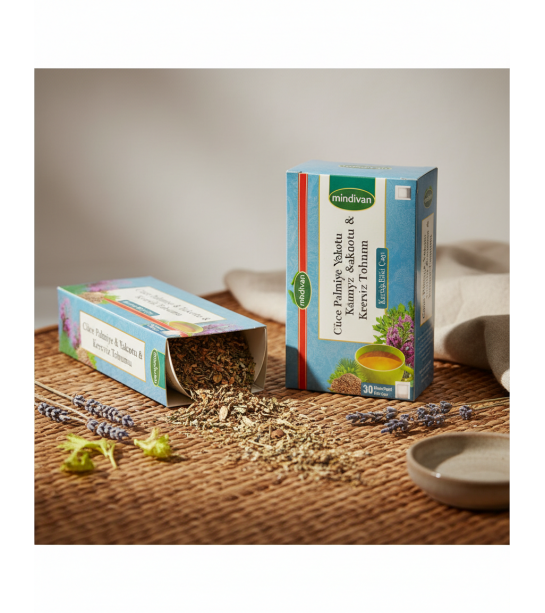 Mindivan Cüce Palmiye Yakıotu Kereviz Tohumu Çayı 30 Lu Süzen Poşet