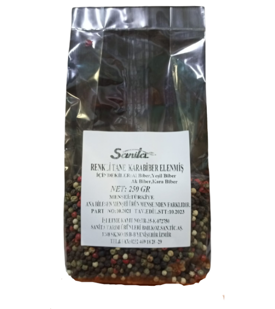 Renkli Tane Karabiber 250 Gr Renkli Tane Karabiber 250 Gr