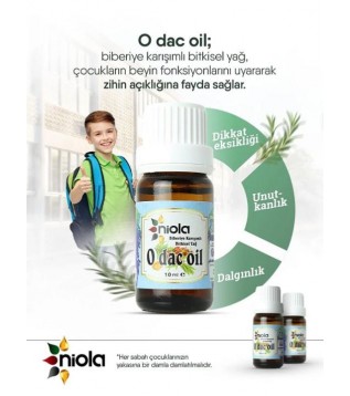 Niola Odac Oil 10 Ml Odaklanma Yağı Niola Odac Oil 10 Ml Odaklanma Yağı