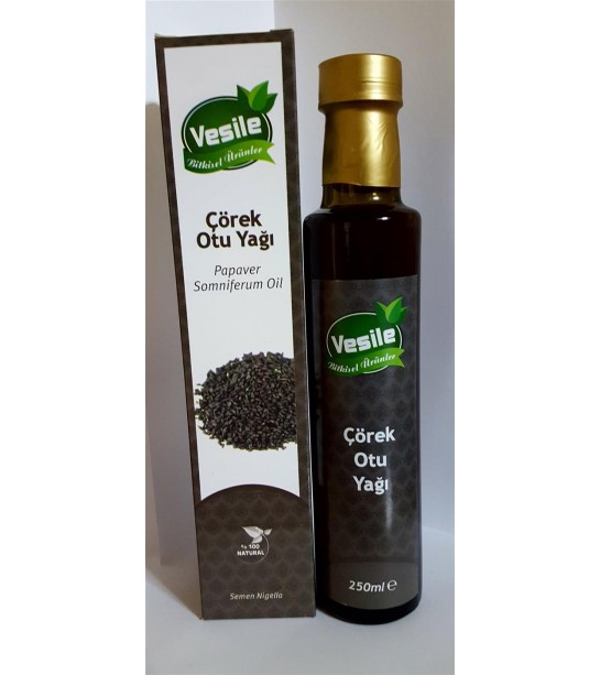 Vesile Çörek Otu Yağı 250 Ml Vesile Çörek Otu Yağı 250 Ml