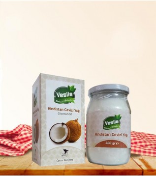 Vesile Hindistan Cevizi Yağı 300 Gr Vesile Hindistan Cevizi Yağı 300 Gr