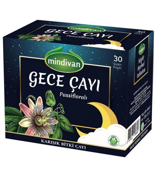 Mindivan Passifloralı Gece Çayı 30 Lu Mindivan Passifloralı Gece Çayı 30 Lu