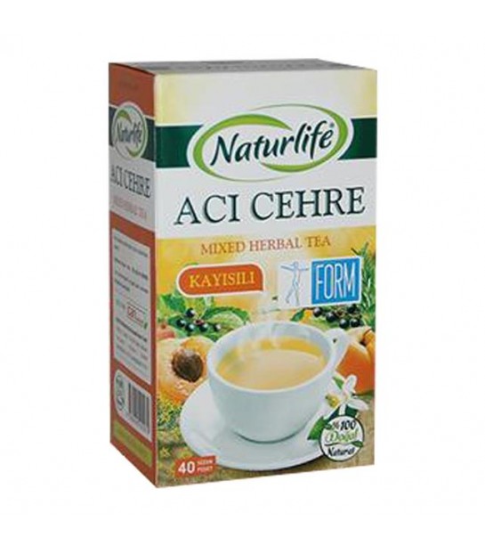 Naturlife Kayısılı Acı Çehre Çayı 40 Lı Naturlife Kayısılı Acı Çehre Çayı 40 Lı