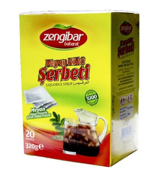 Zengibar Meyan Kökü Şerbeti Süzen Poşet Zengibar Meyan Kökü Şerbeti Süzen Poşet