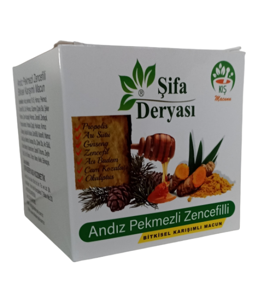Şifa Deryası Andız Pekmezli Zencefilli Macun 420 Gr Şifa Deryası Andız Pekmezli Zencefilli Macun 420 Gr
