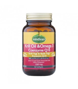 Mindivan Krill Oil&omega3&coq10 60 Kapsül Mindivan Krill Oil&omega3&coq10 60 Kapsül