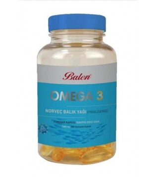 Balen Omega3 Norveç Balık Yağı Kapsül 100 Lü Net Fiyat Balen Omega3 Norveç Balık Yağı Kapsül 100 Lü Net Fiyat
