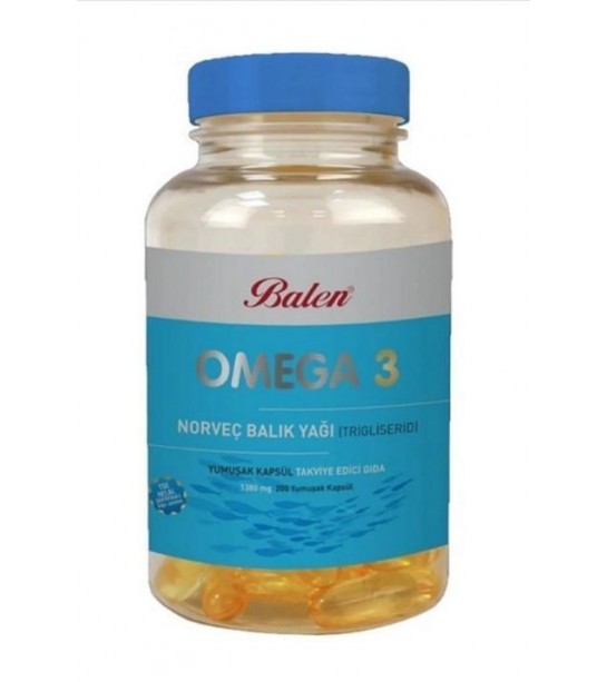 Balen Omega3 Norveç Balık Yağı Kapsül 100 Lü Net Fiyat Balen Omega3 Norveç Balık Yağı Kapsül 100 Lü Net Fiyat