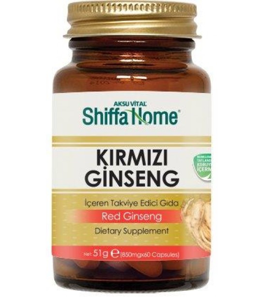 Shf Kırmızı Ginseng Kapsül 60 Kapsül 850 Mg Shf Kırmızı Ginseng Kapsül 60 Kapsül 850 Mg