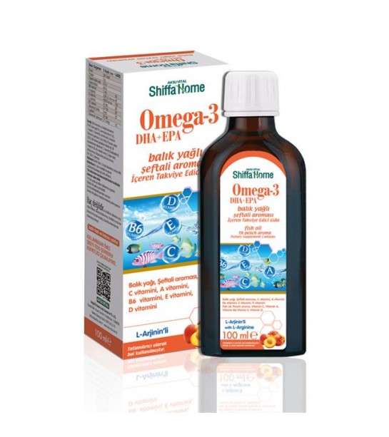 Shf Omega 3 Şeftali Aromalı Şurup 100 Ml Shf Omega 3 Şeftali Aromalı Şurup 100 Ml