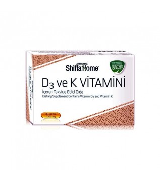 Shf D3 Ve K Vitamini 30 Softjel 1300 Mg Shf D3 Ve K Vitamini 30 Softjel 1300 Mg