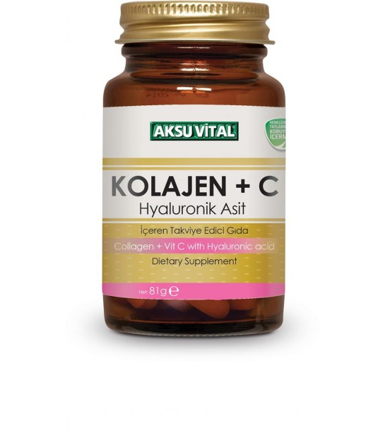 Aks Kolajen C Hyaluronik Asit 60 Tb Aks Kolajen C Hyaluronik Asit 60 Tb