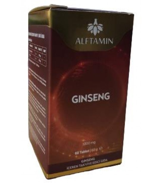 Alftamin Ginseng İçeren  Tablet 60 Tb 1000 Mg Alftamin Ginseng İçeren  Tablet 60 Tb 1000 Mg