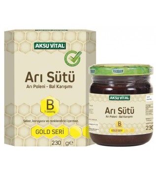 Aksvital Arı Sütü Polen Krşm Bebe Gold 220gr Aksvital Arı Sütü Polen Krşm Bebe Gold 220gr