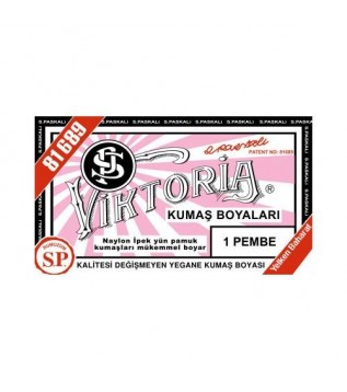 01 Kumaş Boyası Viktoria  Pembe 01 Kumaş Boyası Viktoria  Pembe