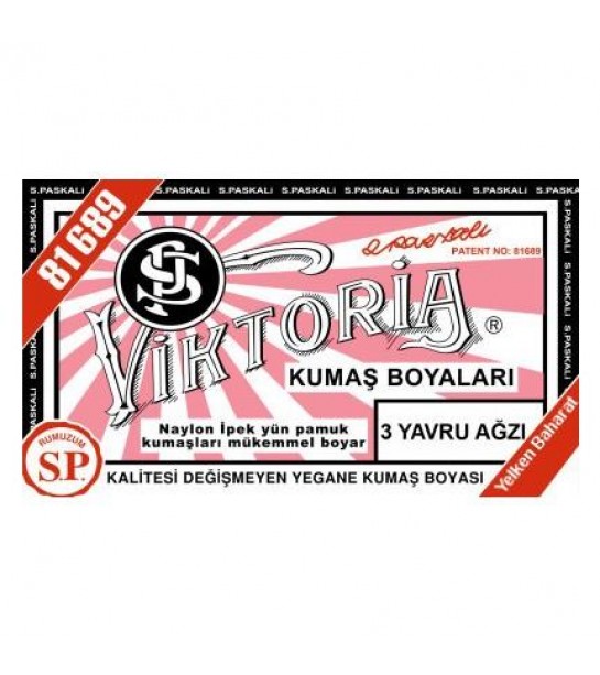 03 Kumaş Boyası Viktoria Yavru Ağzı 03 Kumaş Boyası Viktoria Yavru Ağzı