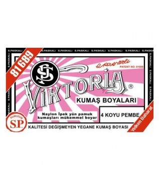 04 Kumaş Boyası Viktoria Koyu Pembe 04 Kumaş Boyası Viktoria Koyu Pembe