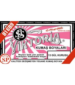 13 Kumaş Boyası Viktoria Gül Kurusu 13 Kumaş Boyası Viktoria Gül Kurusu