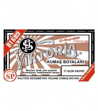 17 Kumaş Boyası Viktoria A. Kahve 17 Kumaş Boyası Viktoria A. Kahve