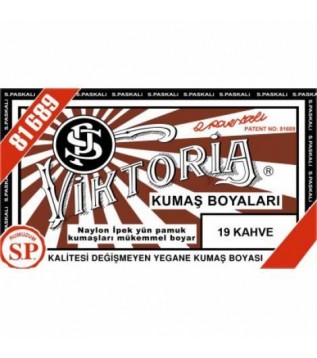 19 Kumaş Boyası Viktoria Kahve 19 Kumaş Boyası Viktoria Kahve