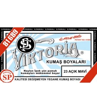 23 Kumaş Boyası Viktoria Açık Mavi 23 Kumaş Boyası Viktoria Açık Mavi