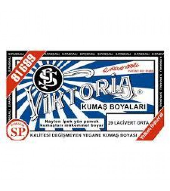 29 Kumaş Boyası Viktoria Orta Lacivert 29 Kumaş Boyası Viktoria Orta Lacivert